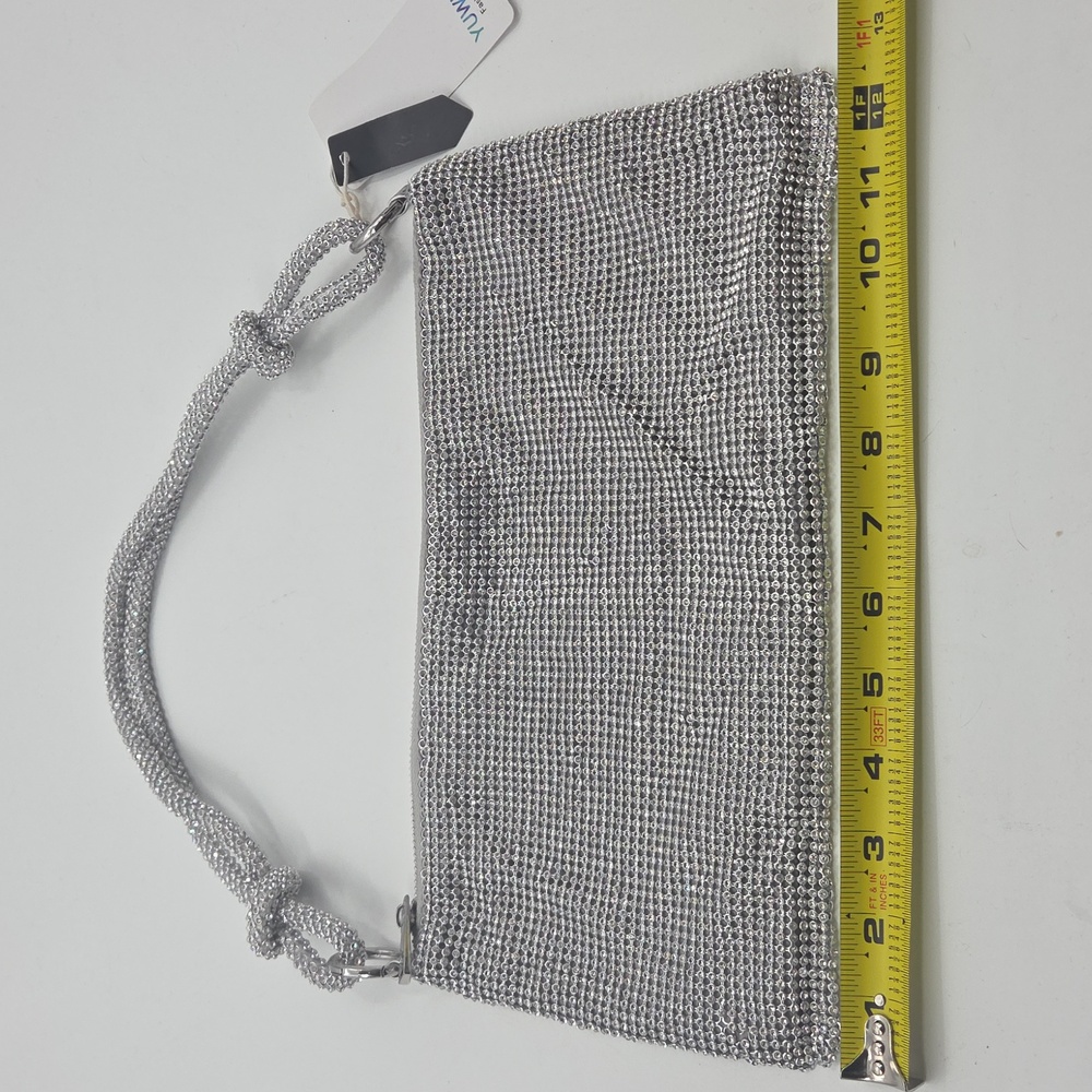 Elegant Silver Rhinestone Women's Bag - Picture 11 of 16